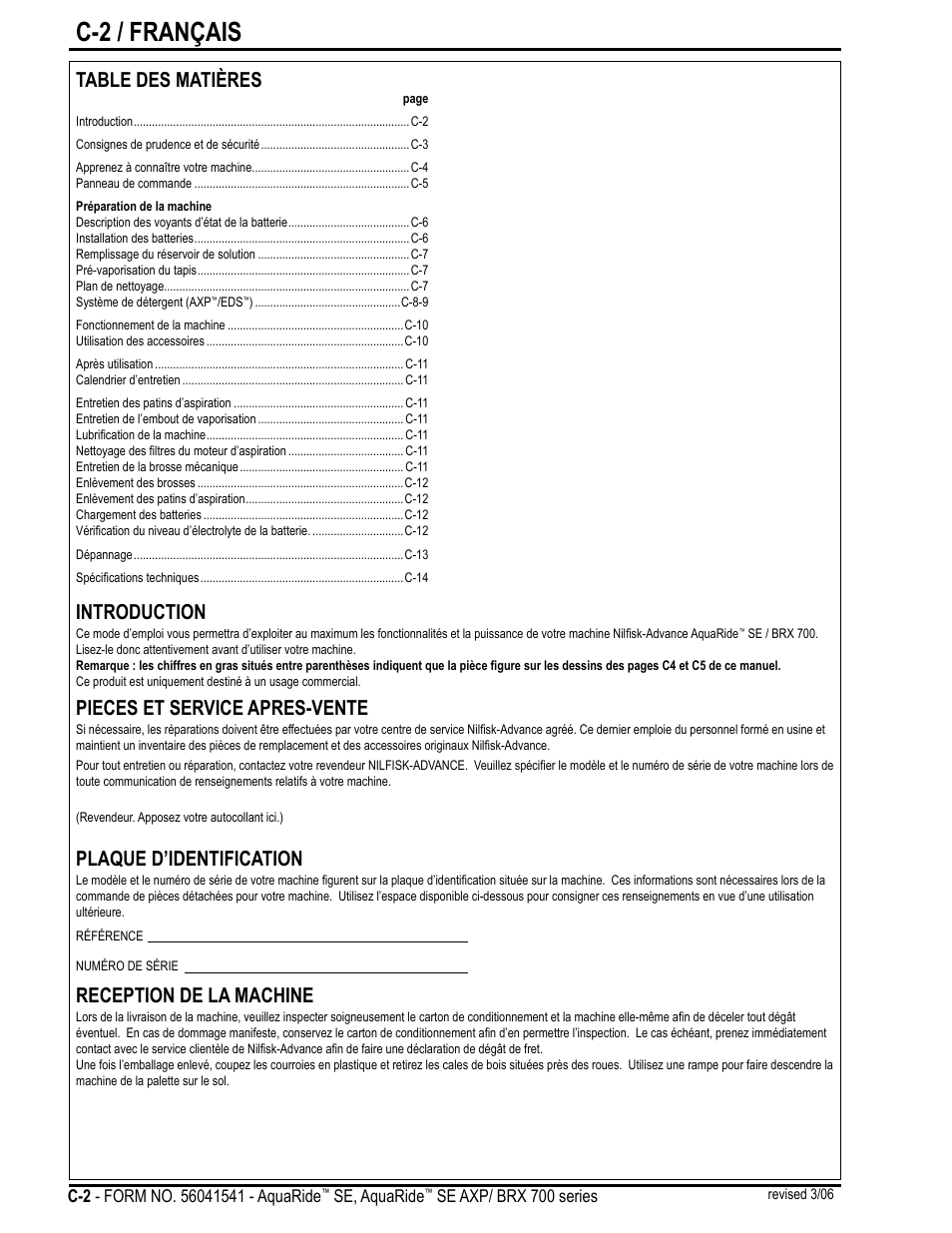 Nilfisk-Advance America BRX 700 Series User Manual | Page 30 / 60