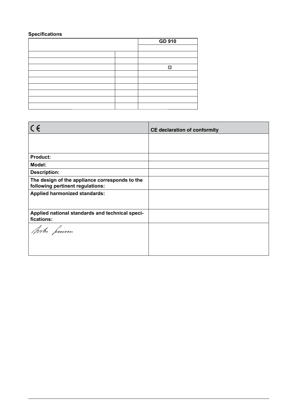 Nilfisk-Advance America GD 910 User Manual | Page 10 / 12