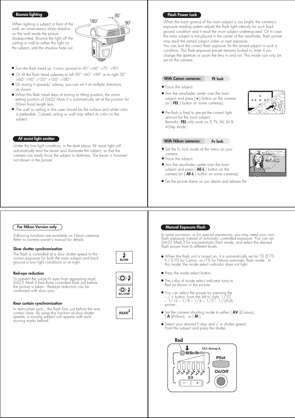 Nissin MARK II DI622 User Manual | Page 4 / 6