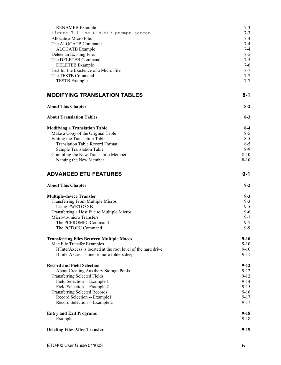 Nlynx ETU400 User Manual | Page 11 / 314