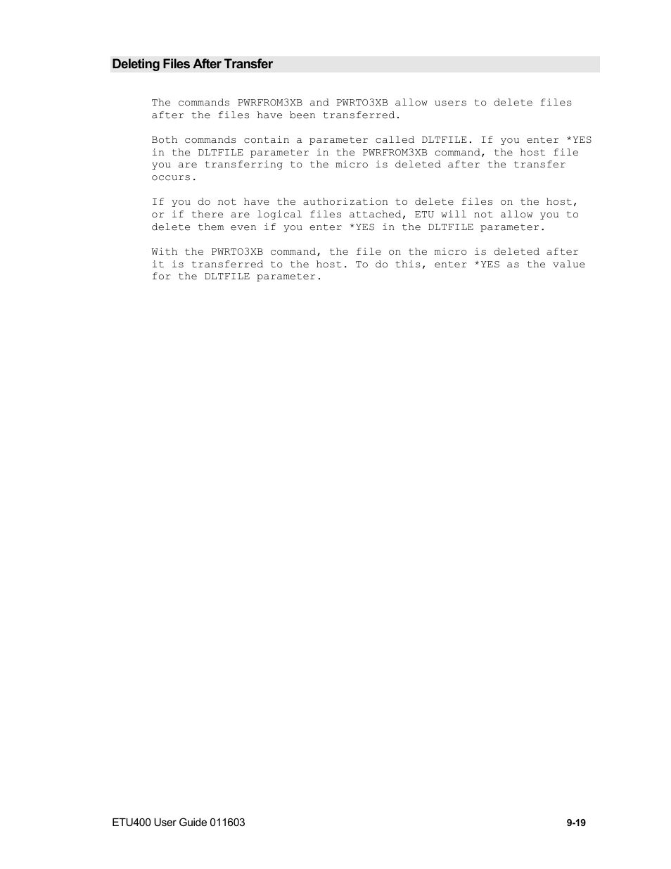 Saving request definitions, Re-using request definitions | Nlynx ETU400 User Manual | Page 123 / 314