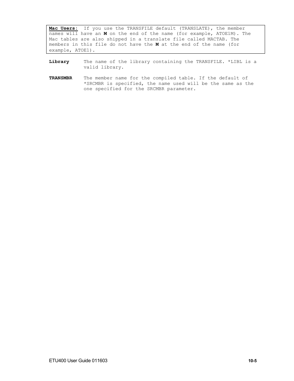 Edtudf command | Nlynx ETU400 User Manual | Page 135 / 314