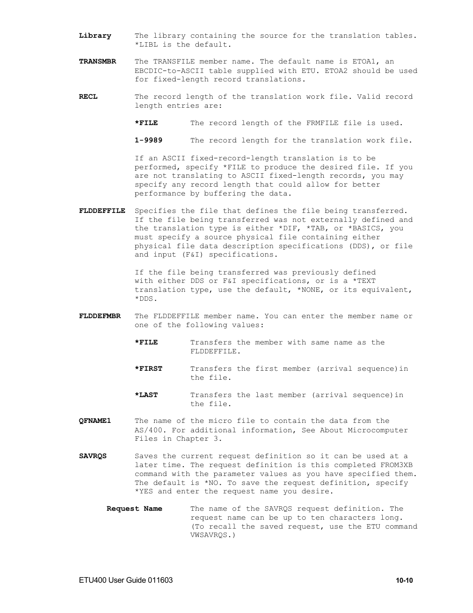 From3xb notes | Nlynx ETU400 User Manual | Page 140 / 314