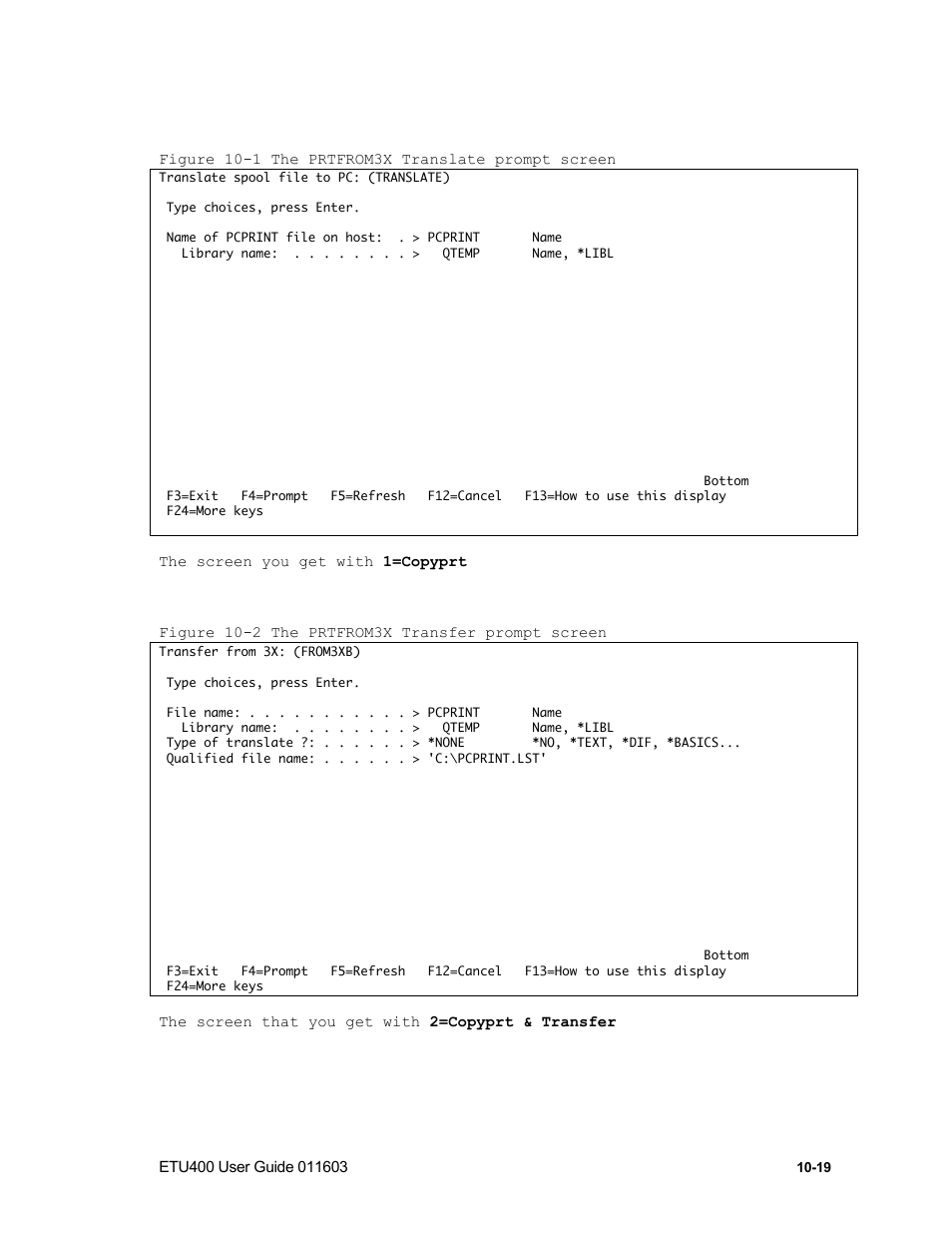 Prtto3x command | Nlynx ETU400 User Manual | Page 149 / 314