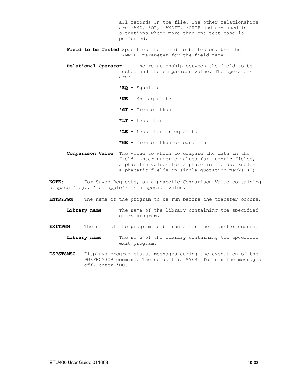 Pwrrenameb command | Nlynx ETU400 User Manual | Page 163 / 314