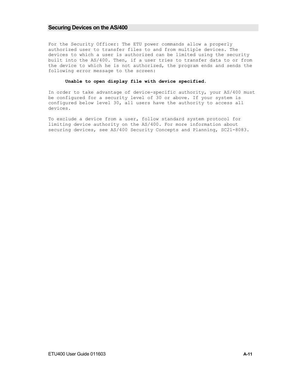 Removing etu from the as/400, A-12 | Nlynx ETU400 User Manual | Page 202 / 314