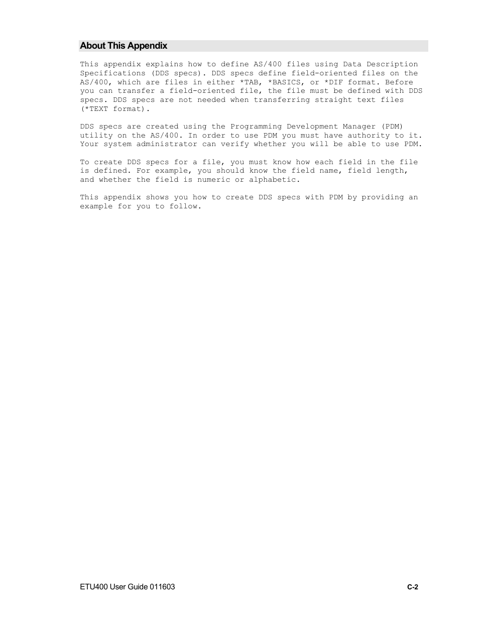 Creating dds specifications | Nlynx ETU400 User Manual | Page 208 / 314