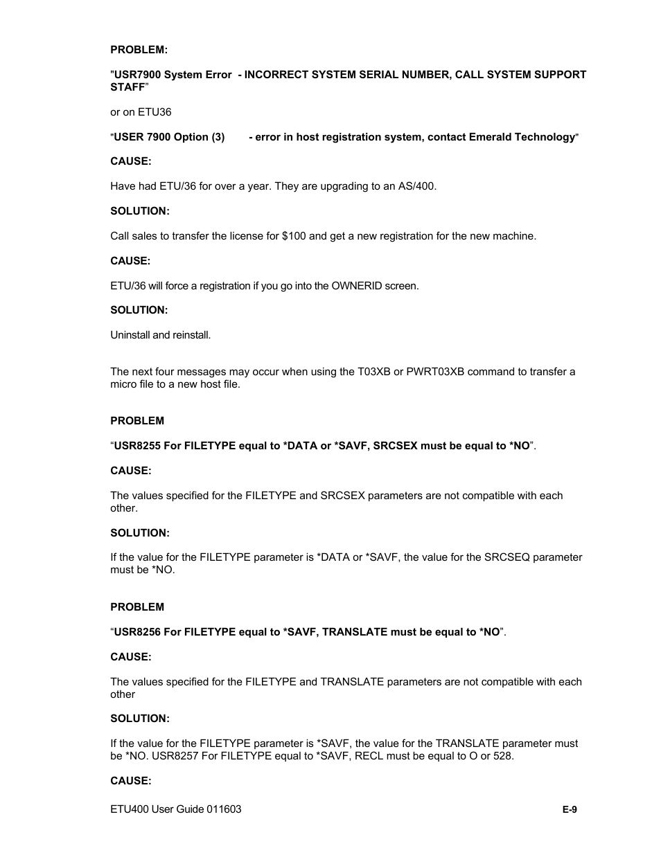 Nlynx ETU400 User Manual | Page 247 / 314