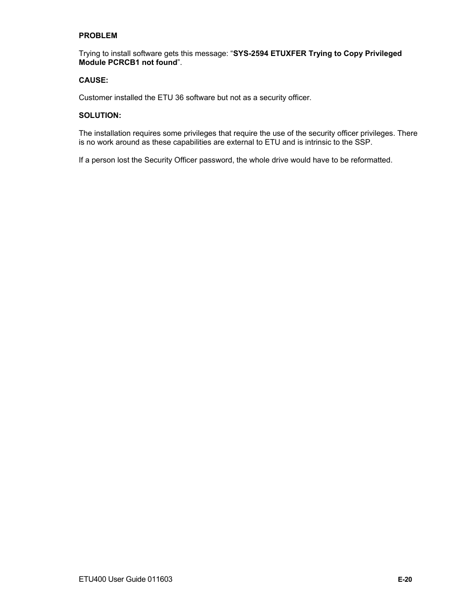 Nlynx ETU400 User Manual | Page 258 / 314