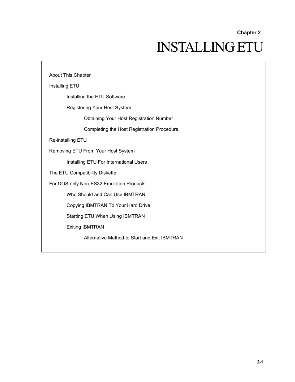 Installing etu | Nlynx ETU400 User Manual | Page 26 / 314