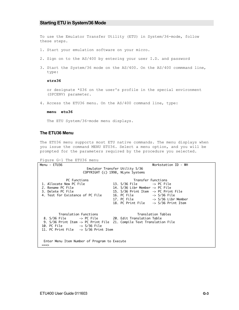 Delete procedure | Nlynx ETU400 User Manual | Page 273 / 314