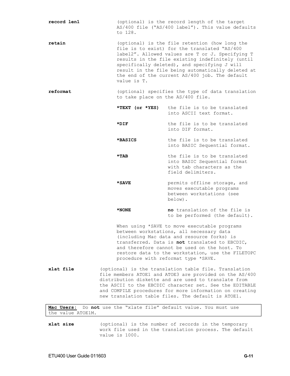 Nlynx ETU400 User Manual | Page 281 / 314