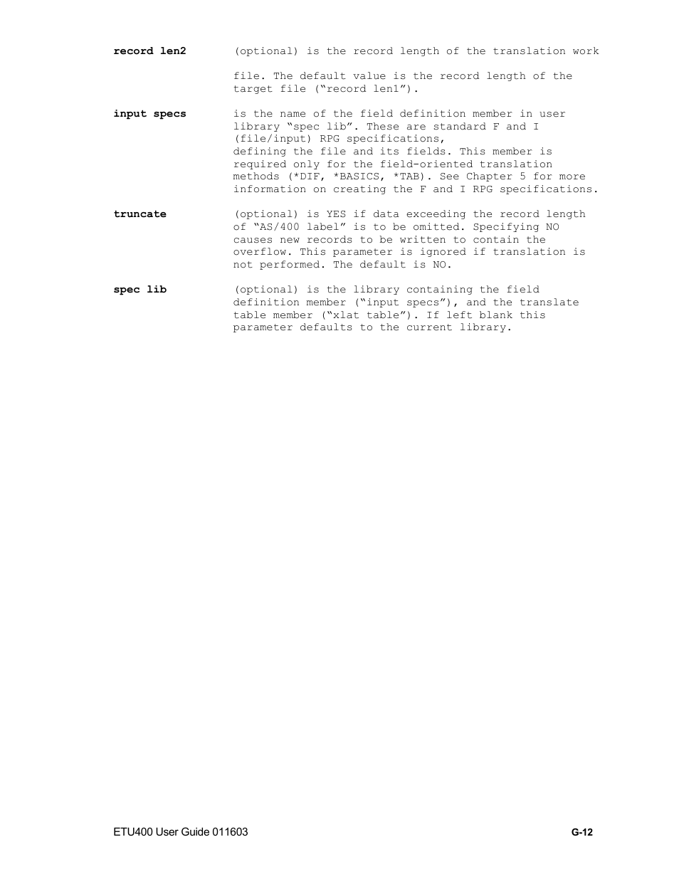 Nlynx ETU400 User Manual | Page 282 / 314