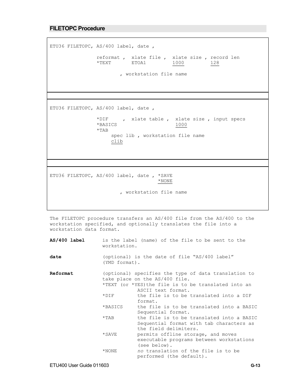 Librtopc procedure, G-18 | Nlynx ETU400 User Manual | Page 283 / 314