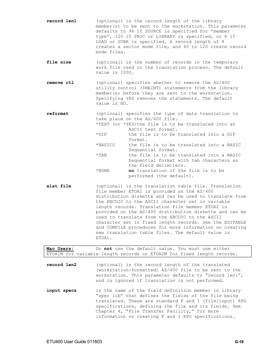 Nlynx ETU400 User Manual | Page 289 / 314