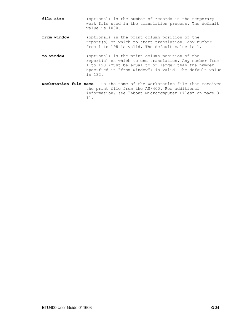 Xlt36prt procedure, G-29 | Nlynx ETU400 User Manual | Page 294 / 314