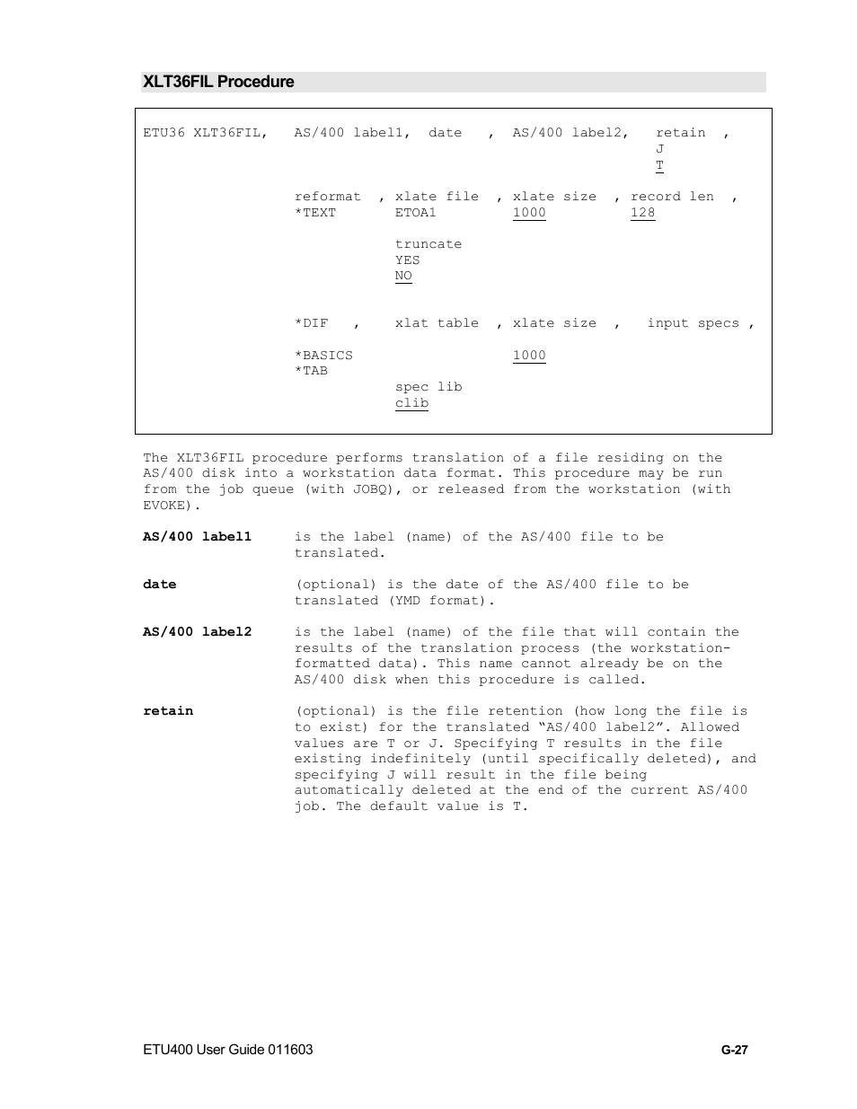 Nlynx ETU400 User Manual | Page 297 / 314