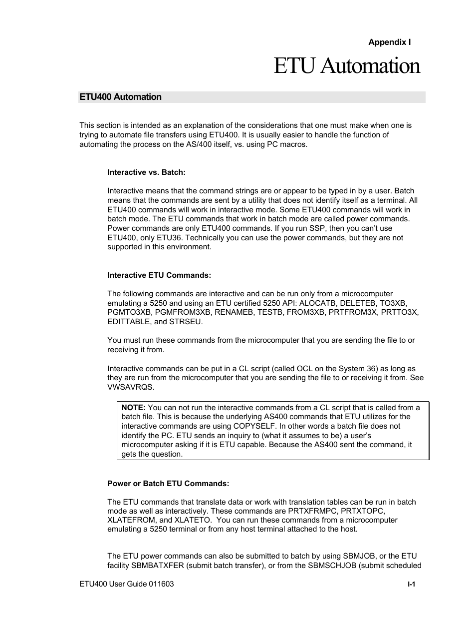 Etu automation | Nlynx ETU400 User Manual | Page 306 / 314