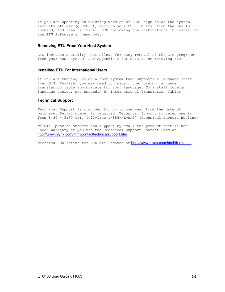 Who could use ibmtran, Copying ibmtran to your hard drive | Nlynx ETU400 User Manual | Page 33 / 314