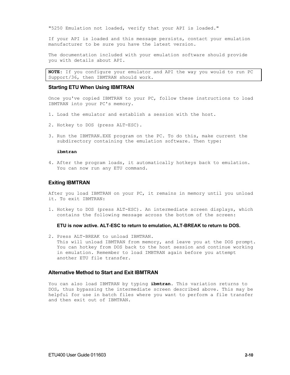 Using etu | Nlynx ETU400 User Manual | Page 35 / 314