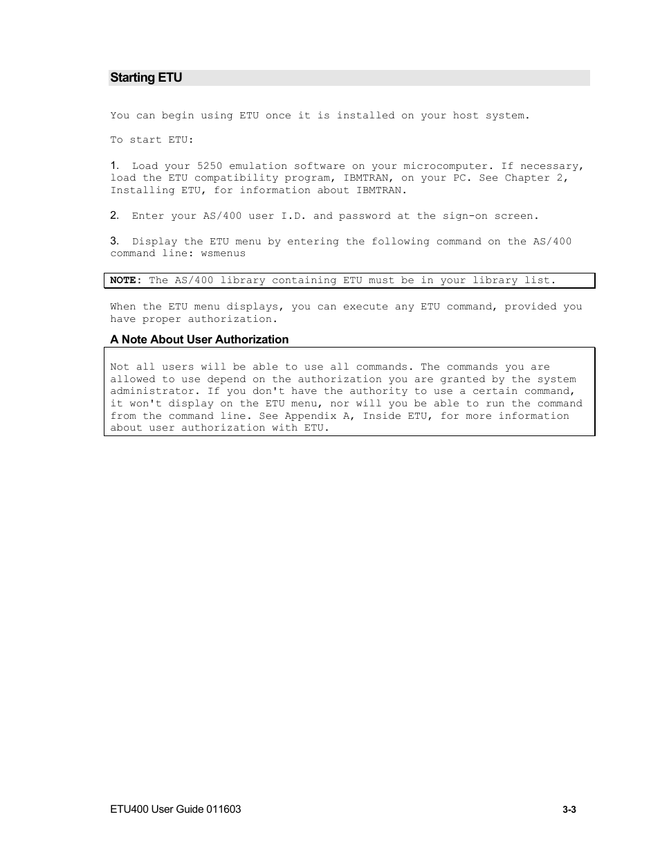 The etu main menu | Nlynx ETU400 User Manual | Page 38 / 314