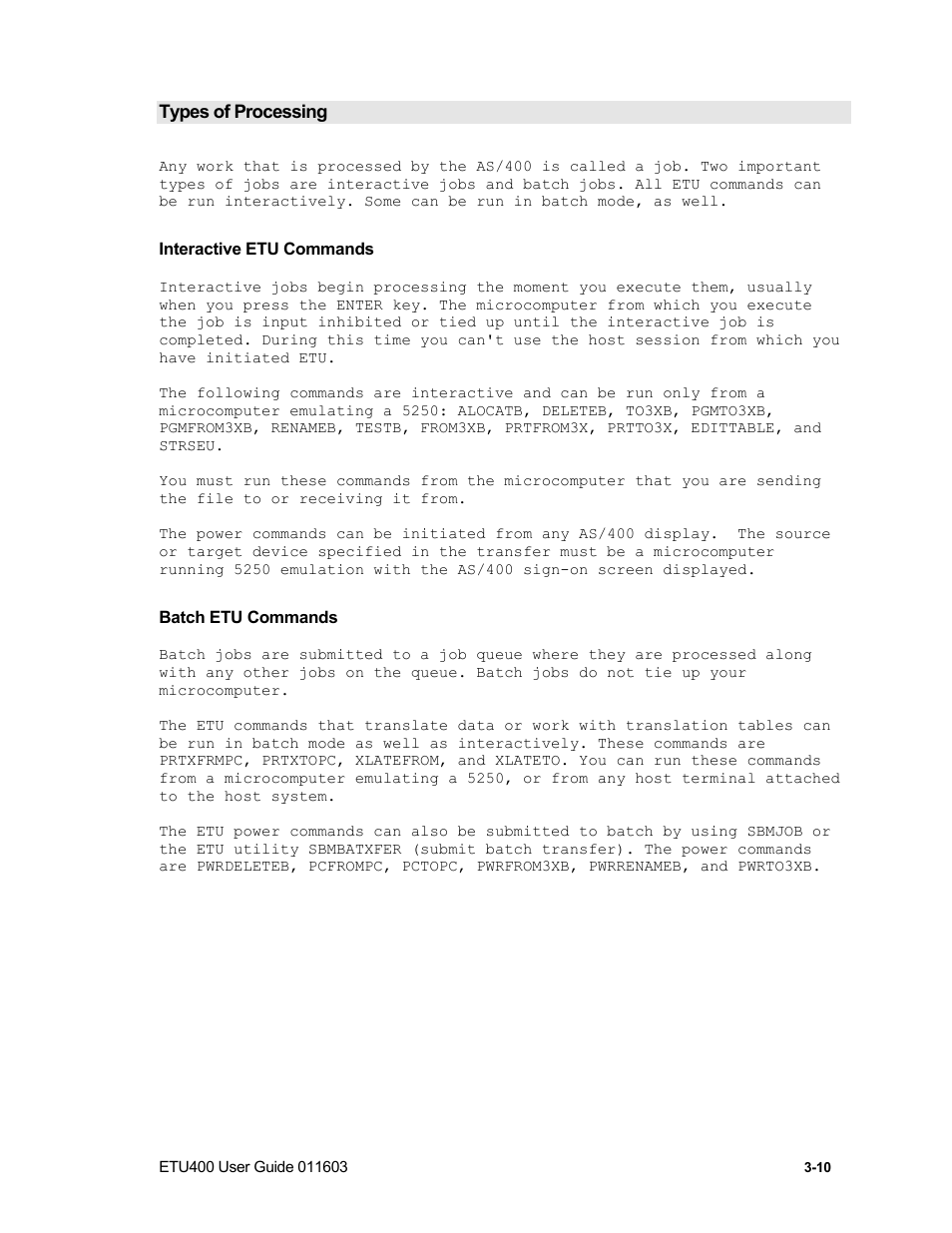 About microcomputer files, File formats, Pc-dos | Apple mac | Nlynx ETU400 User Manual | Page 45 / 314