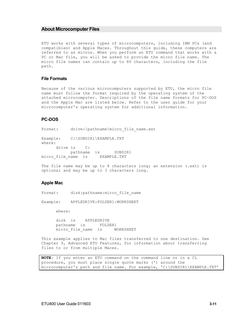 Learning about etu | Nlynx ETU400 User Manual | Page 46 / 314