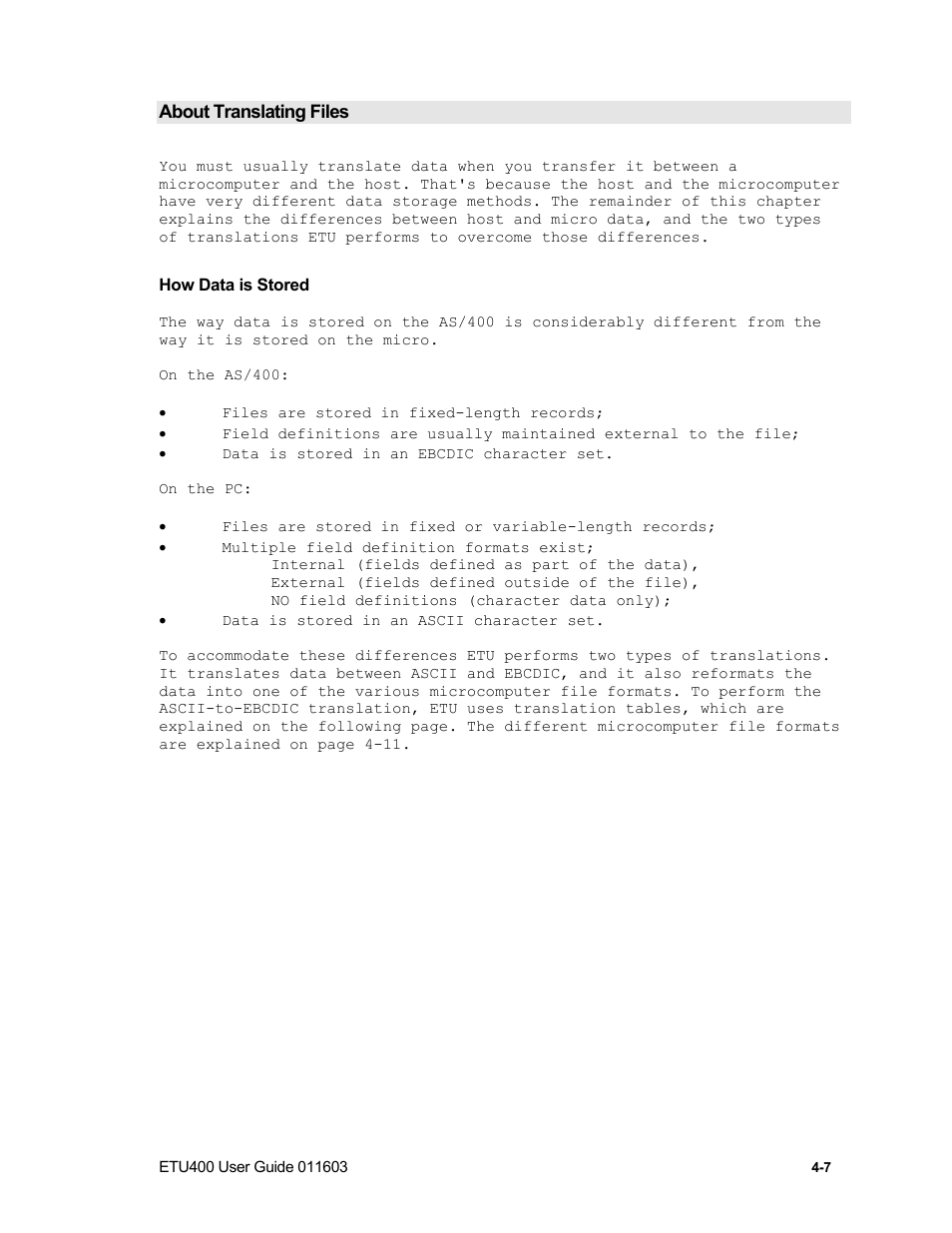 Using translation tables | Nlynx ETU400 User Manual | Page 53 / 314