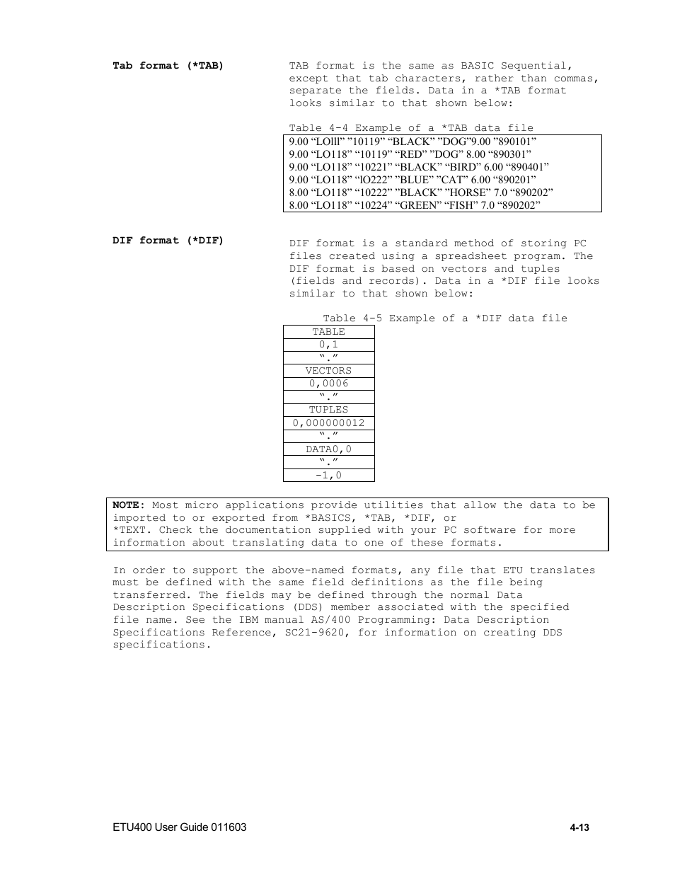 Transferring files, Translating files, Working with pc functions | Modifying translation tables, Advanced etu features | Nlynx ETU400 User Manual | Page 59 / 314
