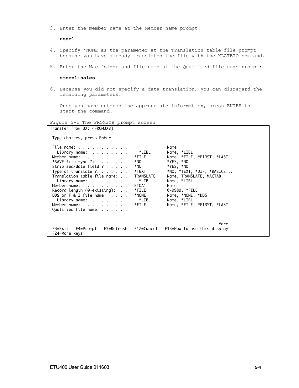The to3xb command | Nlynx ETU400 User Manual | Page 64 / 314