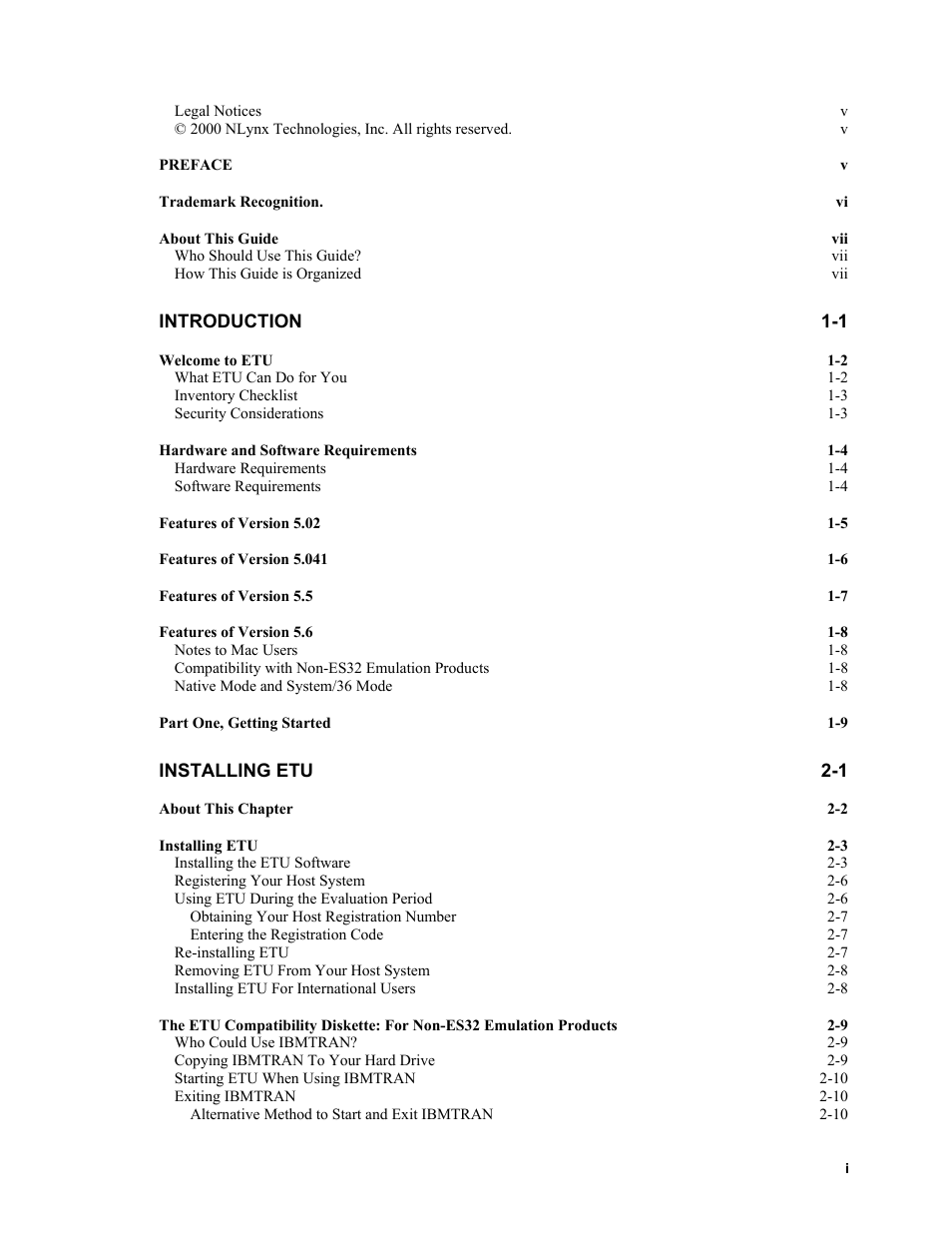 Nlynx ETU400 User Manual | Page 8 / 314
