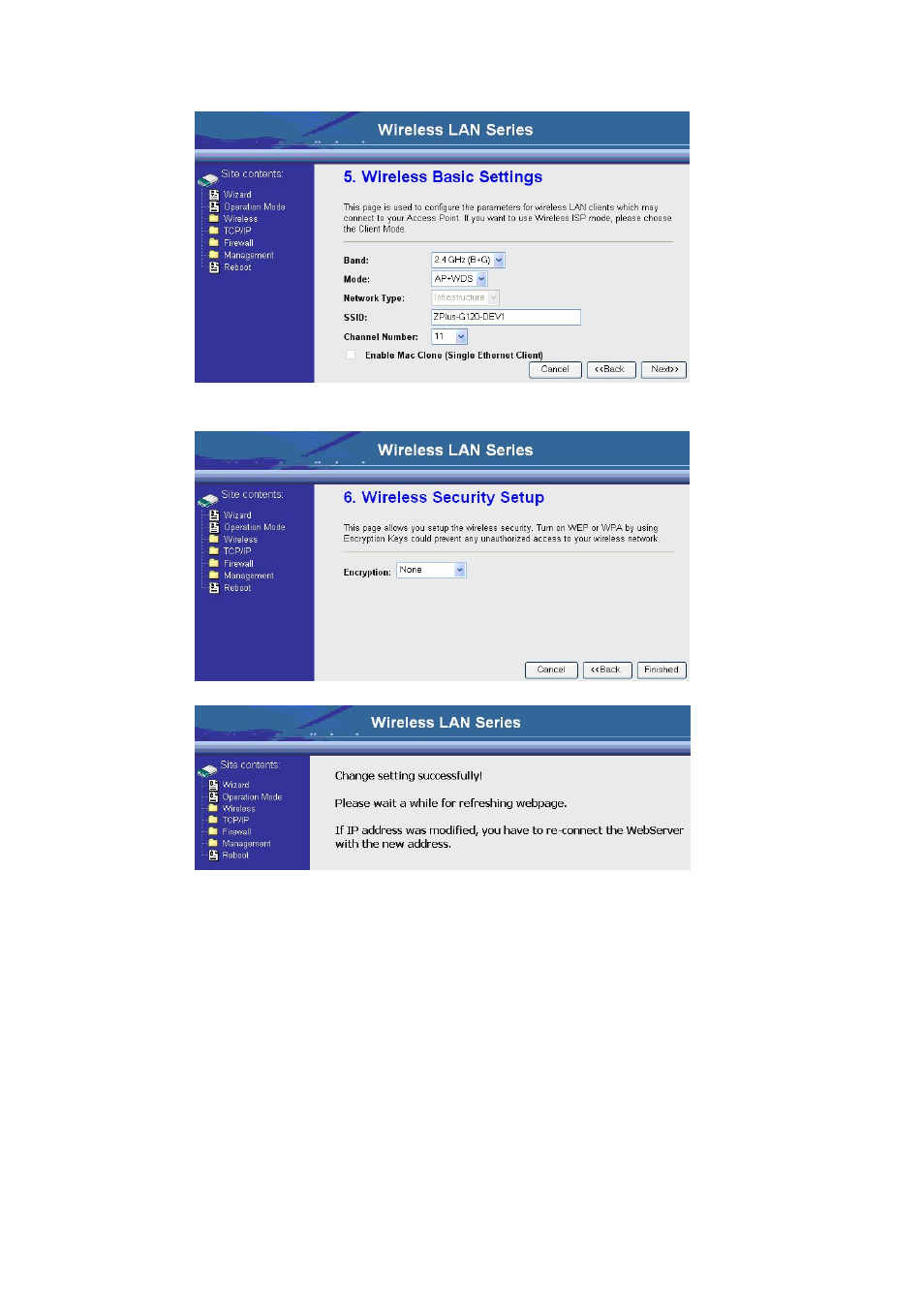 Nlynx Wireless LAN Device Series ZWA-G120 User Manual | Page 11 / 55