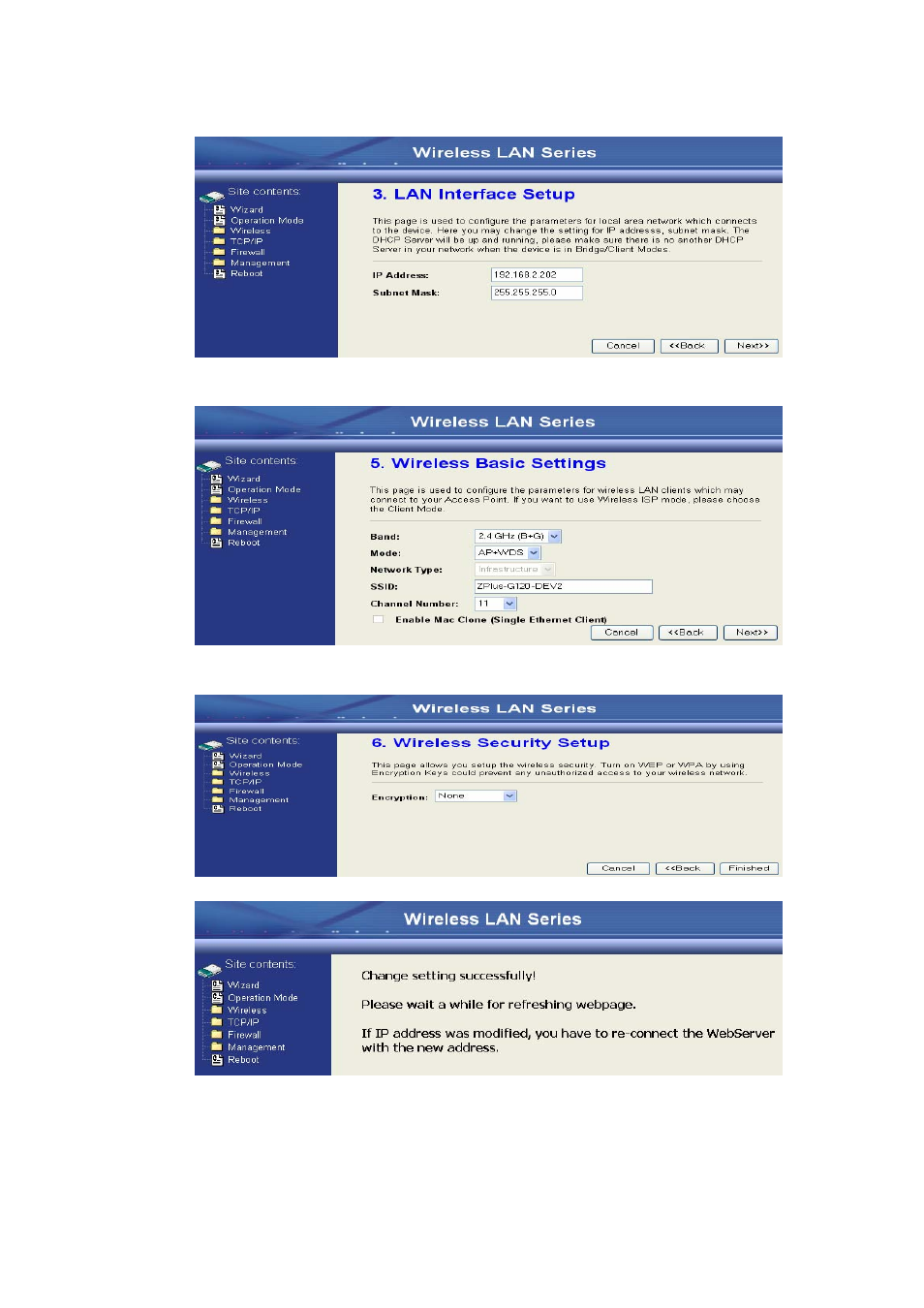 Nlynx Wireless LAN Device Series ZWA-G120 User Manual | Page 15 / 55