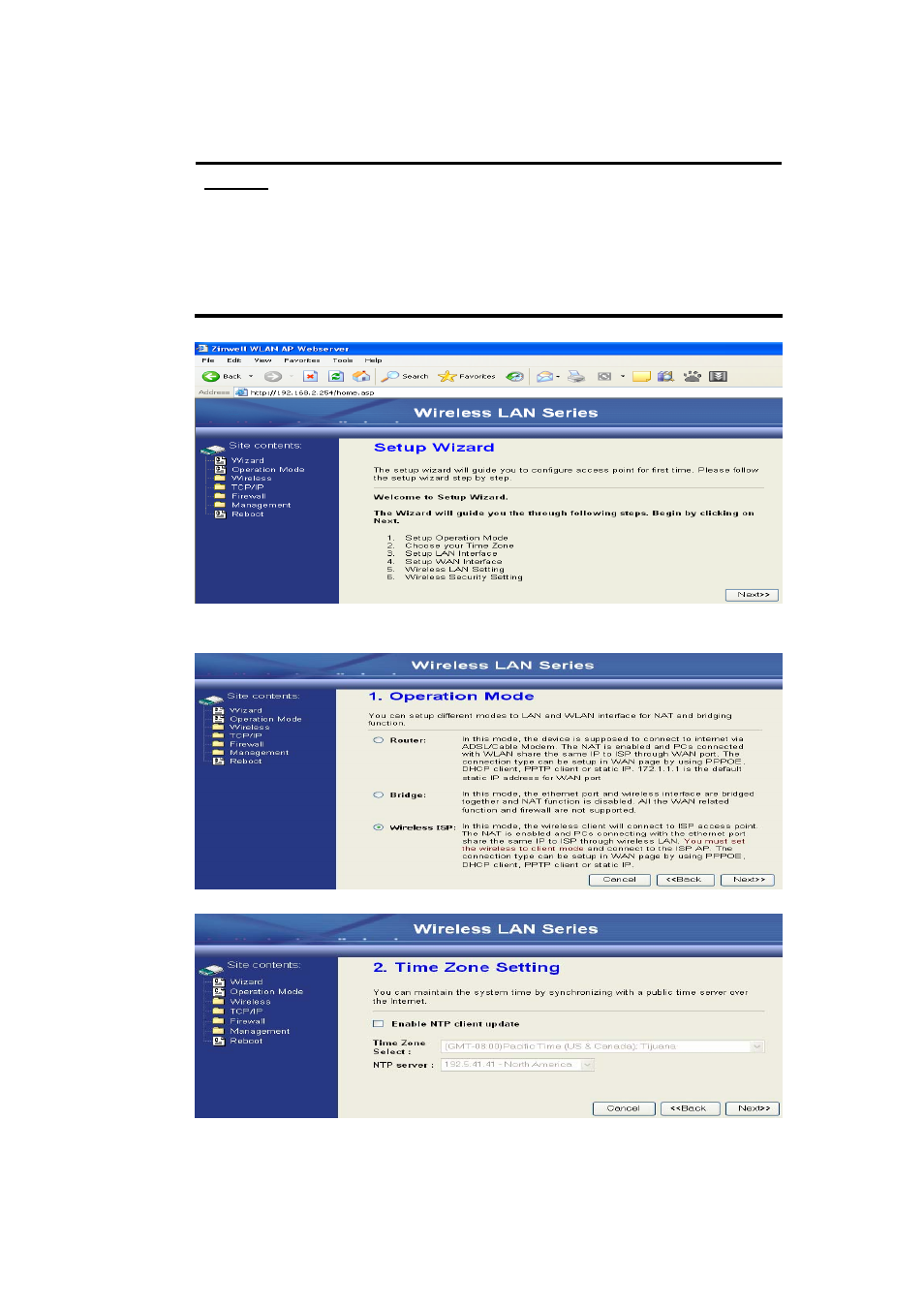 Nlynx Wireless LAN Device Series ZWA-G120 User Manual | Page 20 / 55