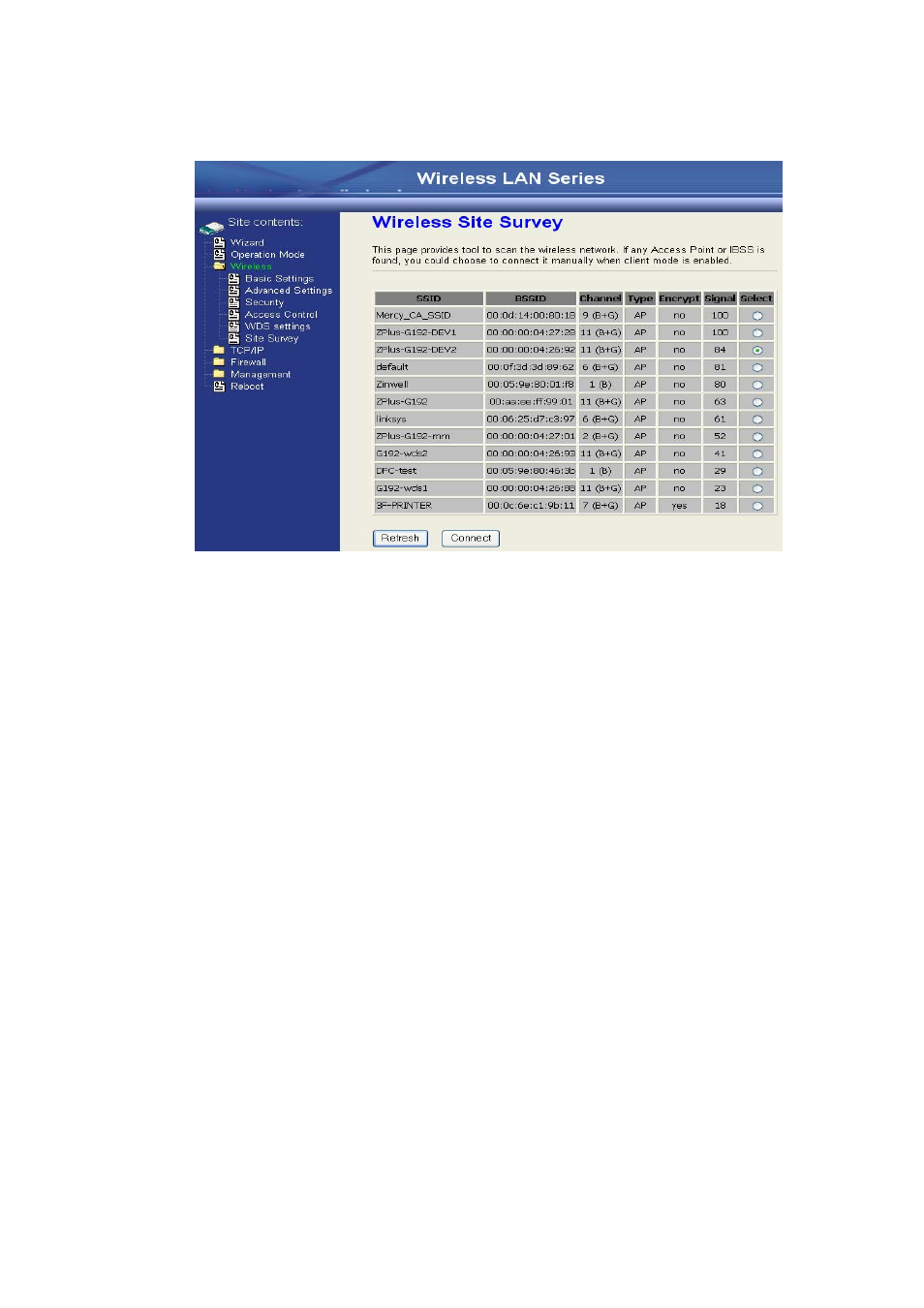 Nlynx Wireless LAN Device Series ZWA-G120 User Manual | Page 26 / 55