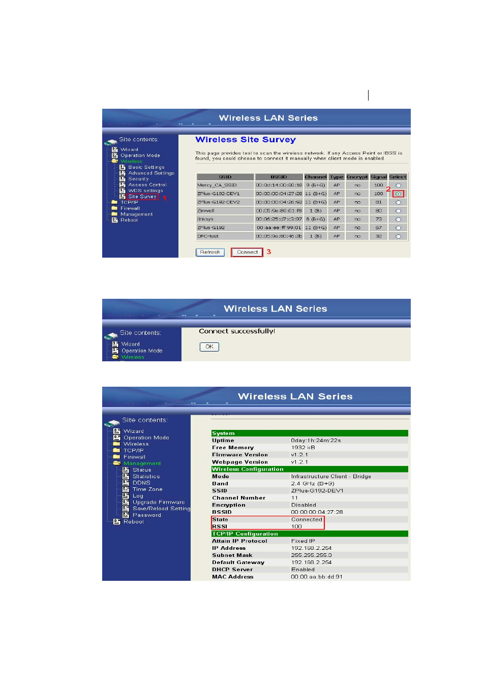 Nlynx Wireless LAN Device Series ZWA-G120 User Manual | Page 37 / 55