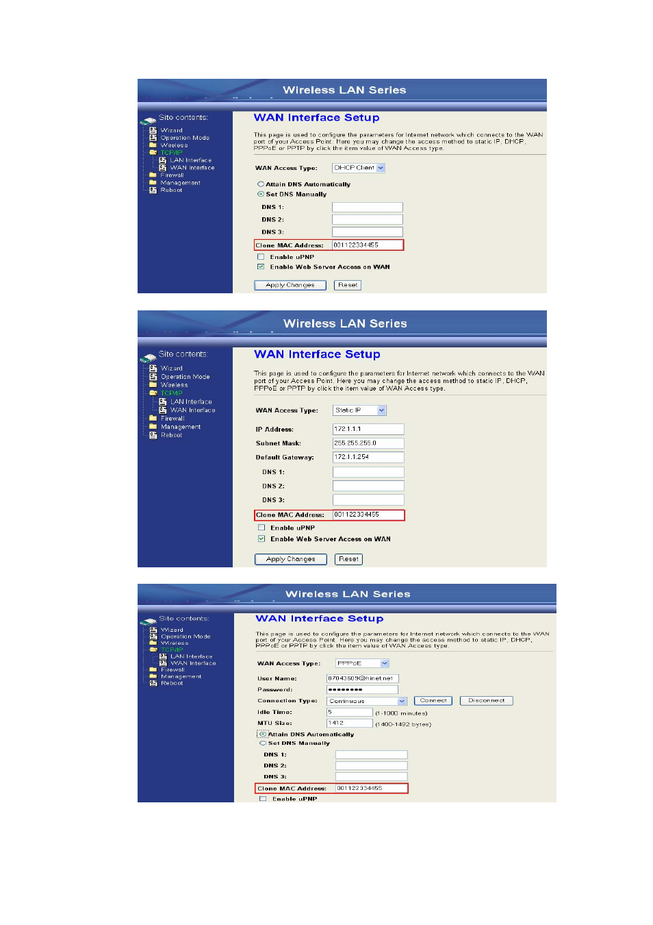 Nlynx Wireless LAN Device Series ZWA-G120 User Manual | Page 51 / 55