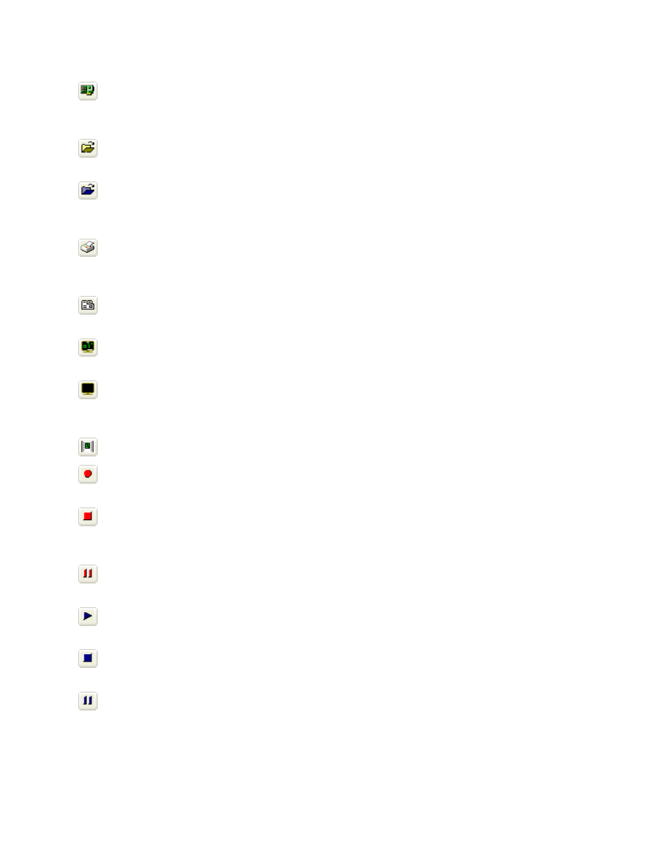 Using the toolbar buttons, Sing the, Oolbar | Uttons | Nlynx MinIT6000 User Manual | Page 80 / 127