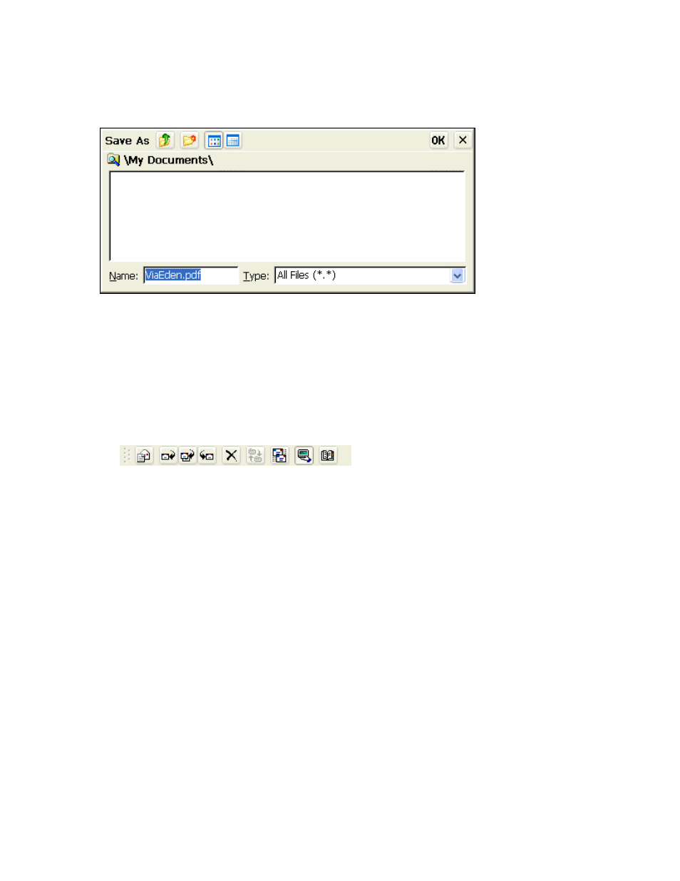 Toolbar buttons, Toolbar, New message | Reply, Reply to all, Forward, Delete, Oolbar, Uttons | Nlynx MinIT6000 User Manual | Page 99 / 127