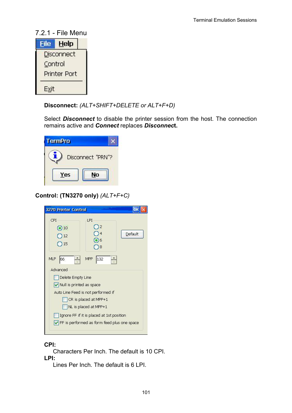 File menu, 1 - file menu | Nlynx OMNITERM WBT 2.1.0E User Manual | Page 104 / 131