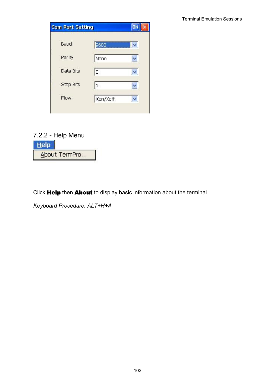 Help menu, 2 - help menu | Nlynx OMNITERM WBT 2.1.0E User Manual | Page 106 / 131