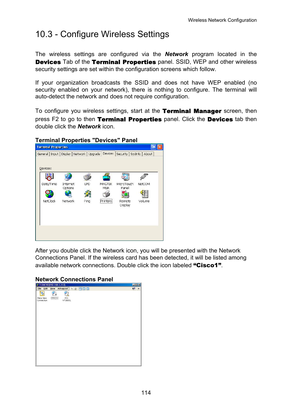 Configure wireless settings, 3 - configure wireless settings | Nlynx OMNITERM WBT 2.1.0E User Manual | Page 117 / 131
