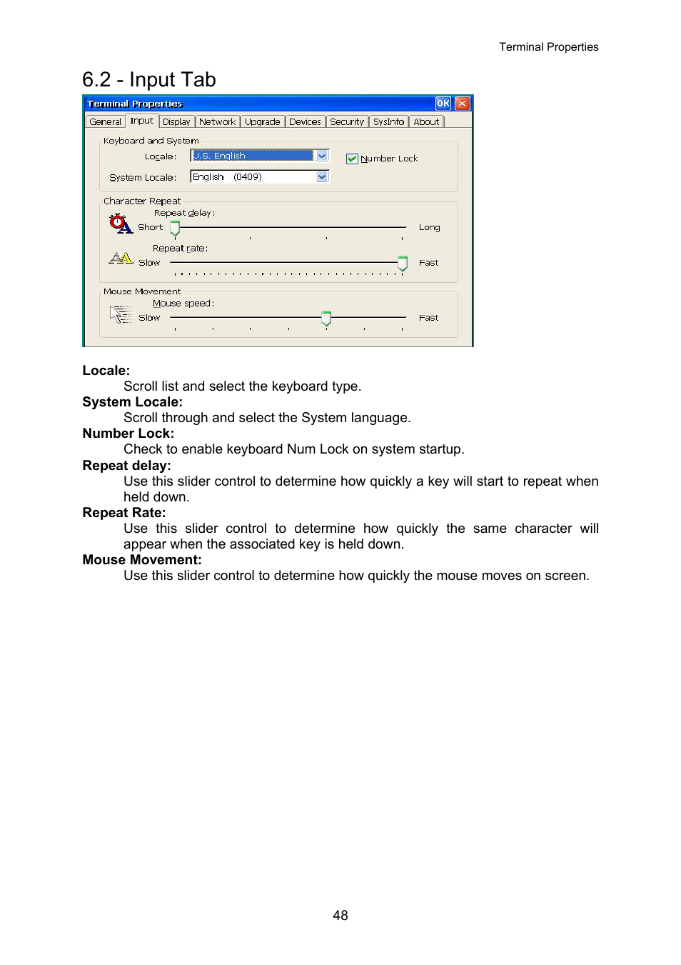 Input tab, 2 - input tab | Nlynx OMNITERM WBT 2.1.0E User Manual | Page 51 / 131