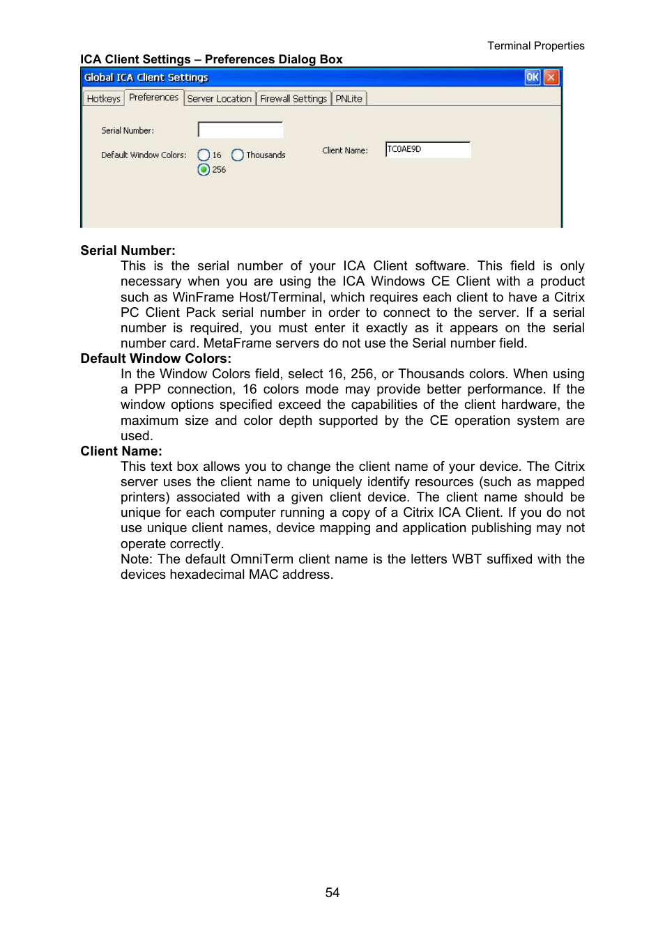Nlynx OMNITERM WBT 2.1.0E User Manual | Page 57 / 131