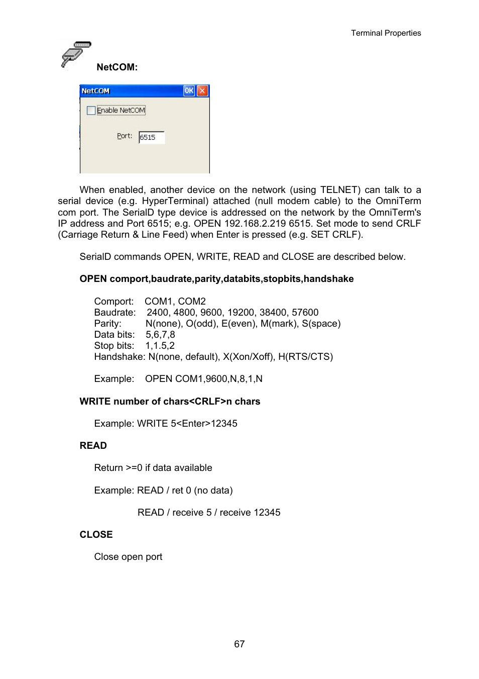 Nlynx OMNITERM WBT 2.1.0E User Manual | Page 70 / 131
