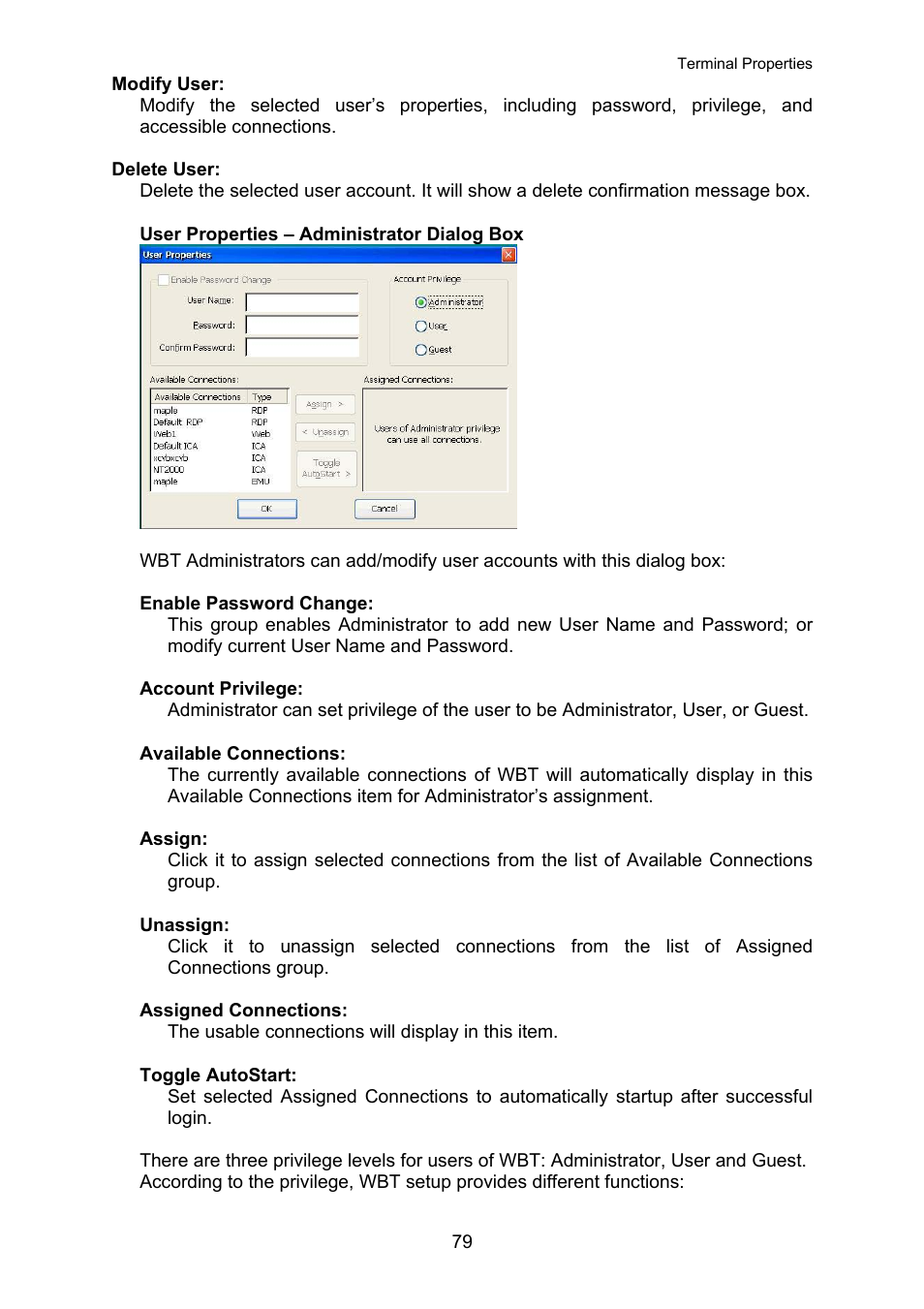 Nlynx OMNITERM WBT 2.1.0E User Manual | Page 82 / 131