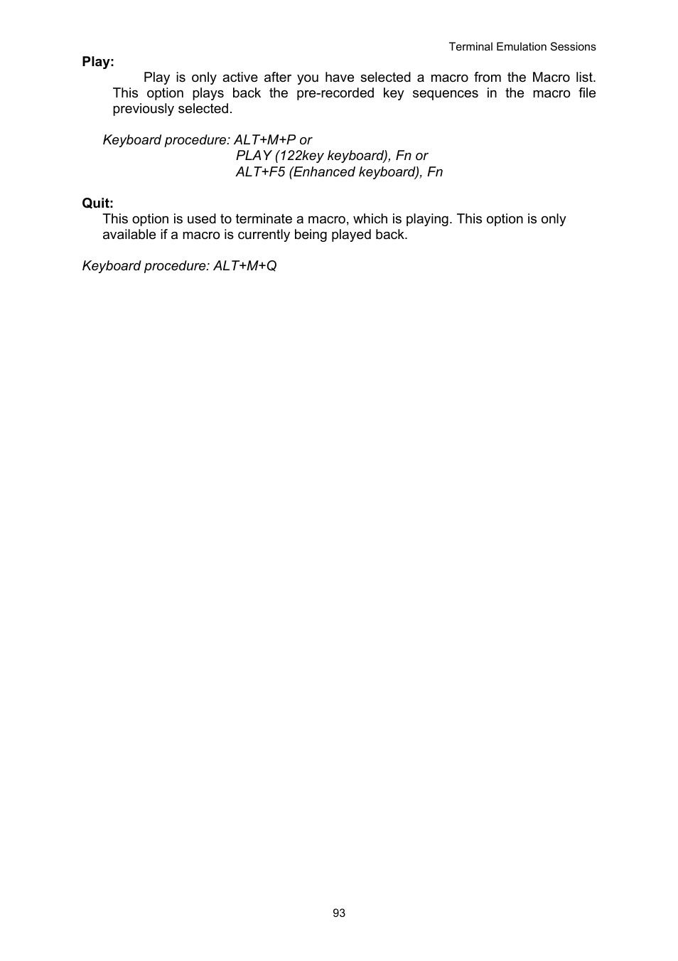 Keyboard procedure: alt+m+q | Nlynx OMNITERM WBT 2.1.0E User Manual | Page 96 / 131