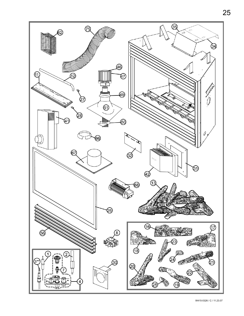 Napoleon Fireplaces BGD48P User Manual | Page 25 / 28