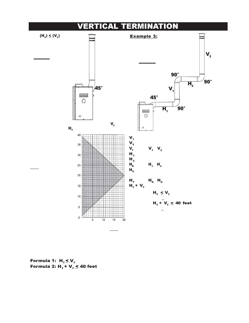 Vertical termination, 90° v | Napoleon Fireplaces BGDV42P User Manual | Page 11 / 28