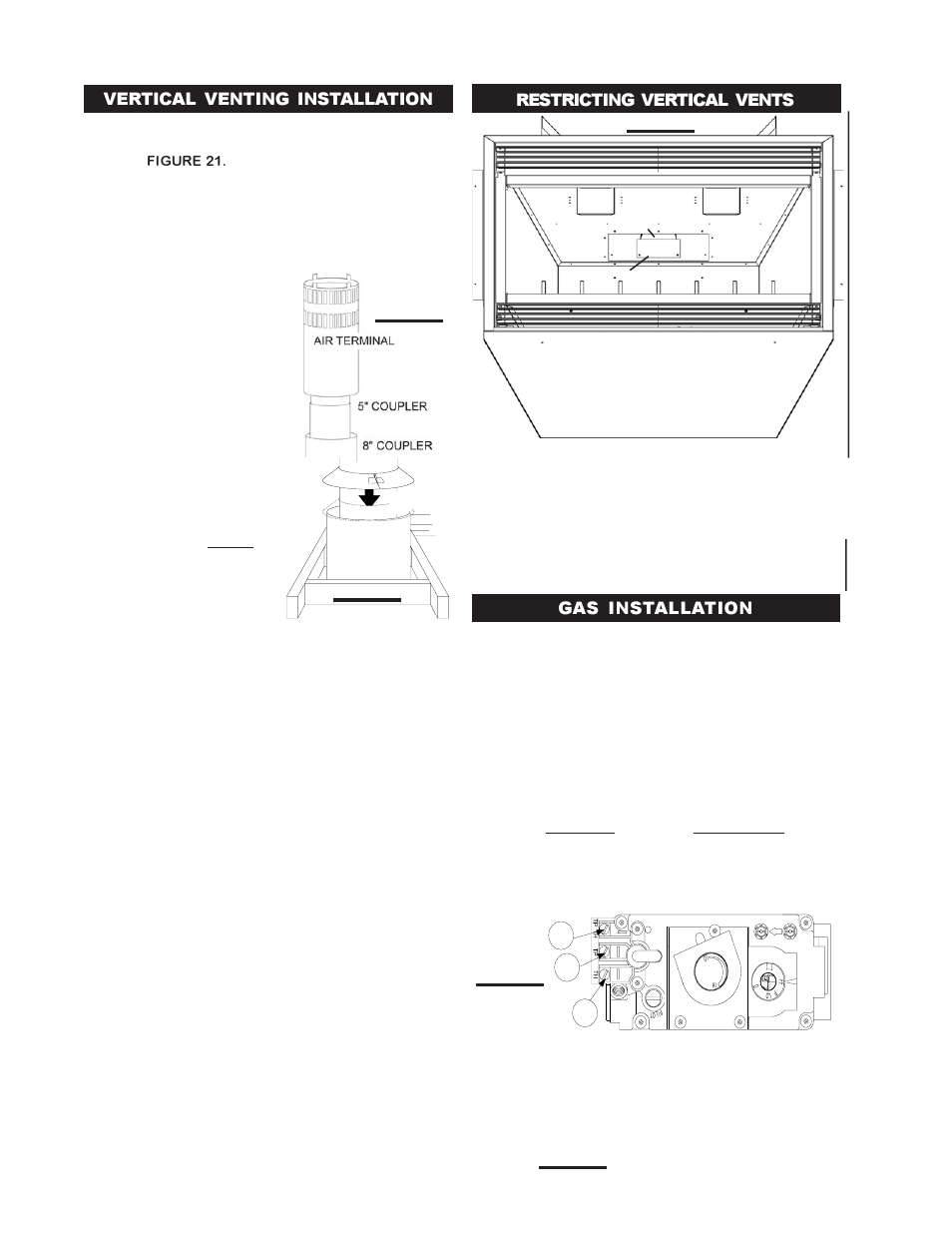 Vent pipe shield vent pipe collar | Napoleon Fireplaces BGDV42P User Manual | Page 16 / 28